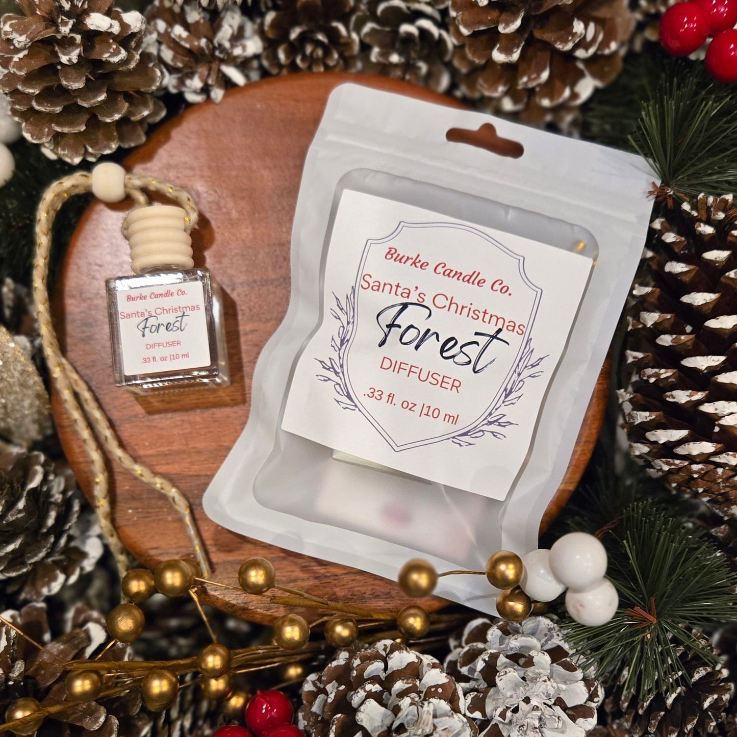 Santa's Christmas Forest Car Diffuser