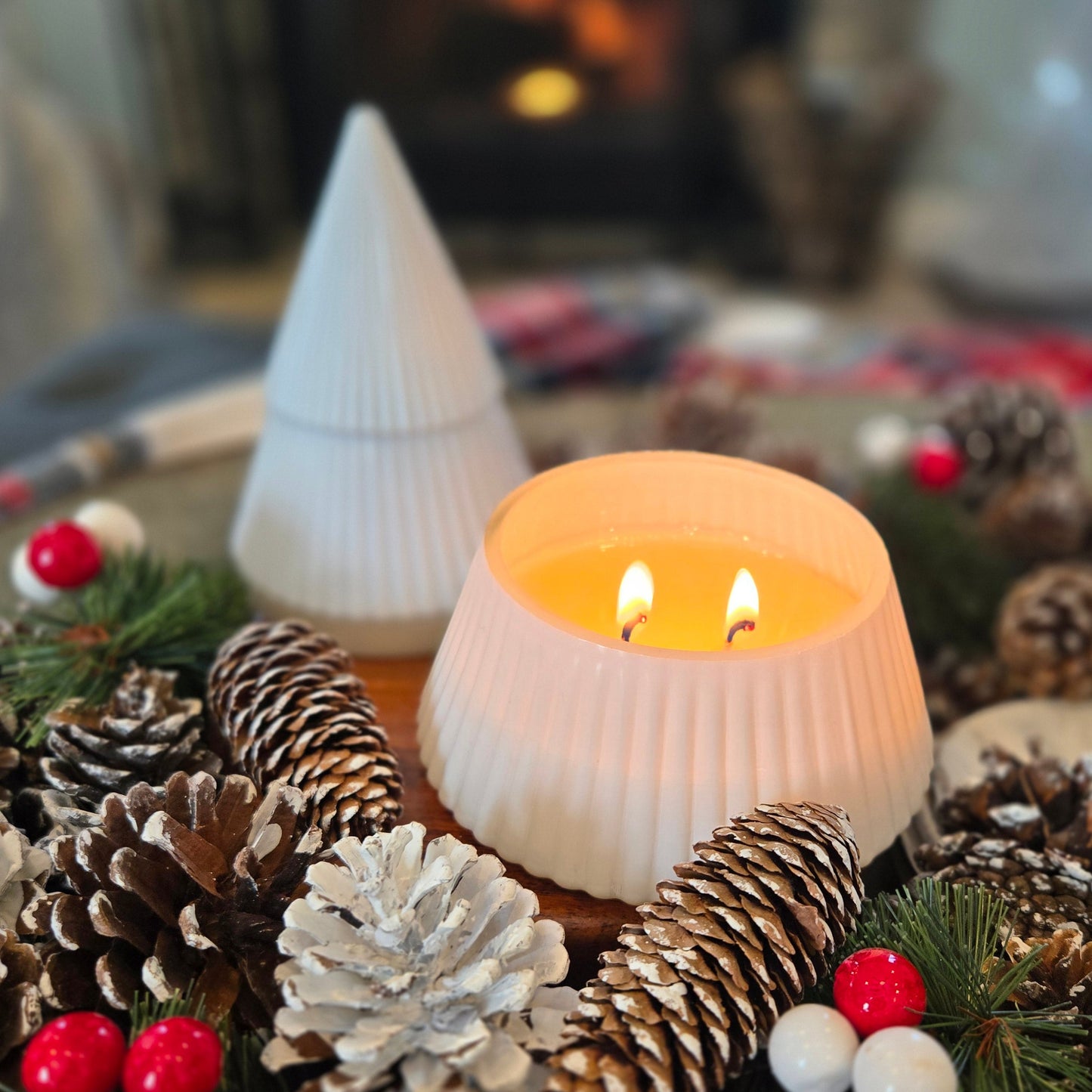 White Christmas Vintage Tree